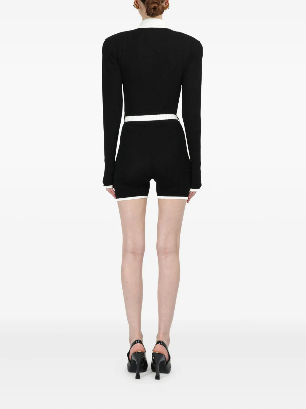 ROWEN ROSE BELTED JERSEY JUMPSUIT