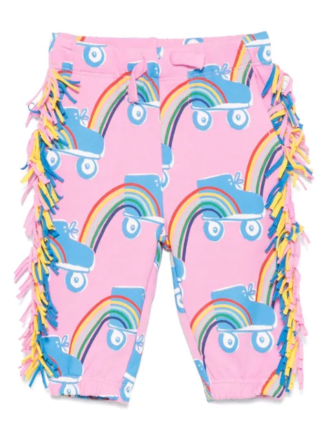 Stella McCartney Kids Rollerskate Rainbow-print sweatpants  