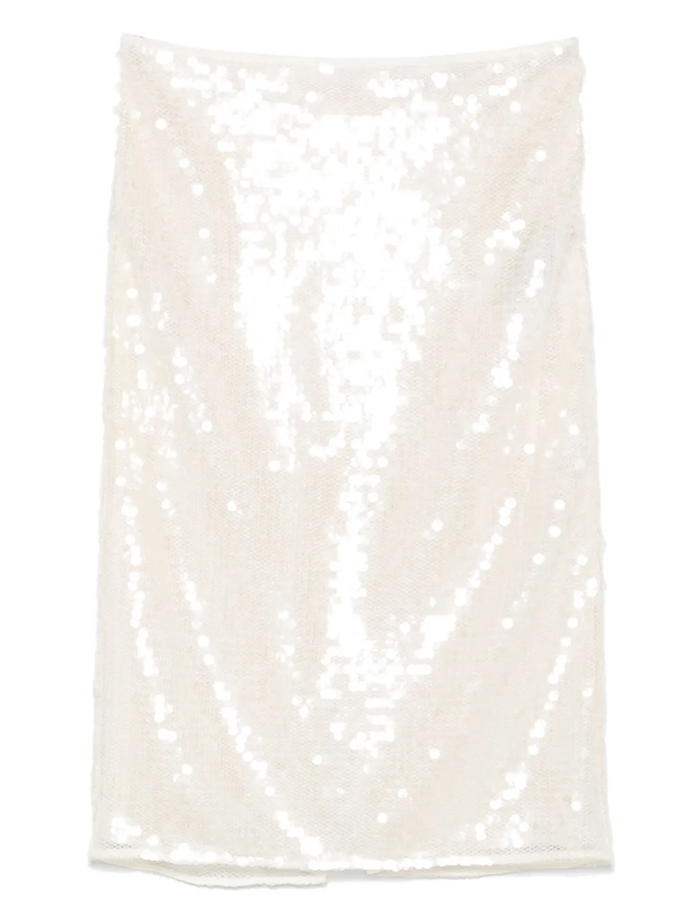 Stella McCartney Rok met pailletten Beige