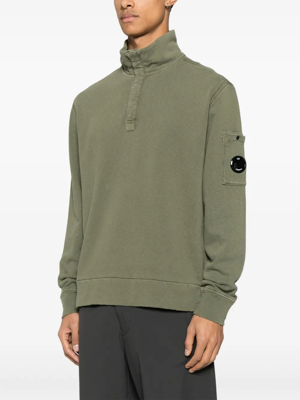 C.P. Company Katoenen sweater Groen