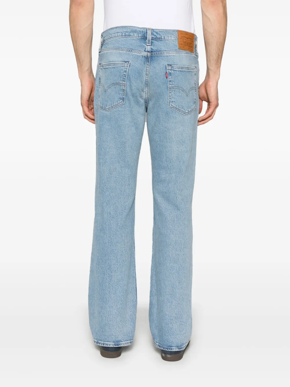 Levi's Slim-fit bootcut jeans Blauw