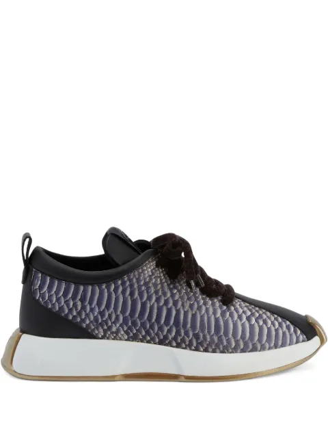 Giuseppe Zanotti snakeskin-print sneakers