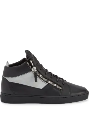 Giuseppe Zanotti GZ94 ハイカット レザースニーカー | ブラック