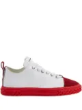 Giuseppe Zanotti Blabber panelled serrated-sole sneakers - White