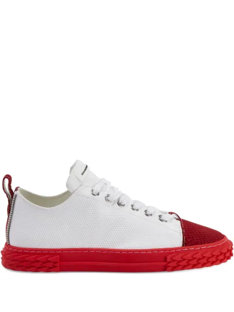 Giuseppe Zanotti Blabber panelled serrated-sole sneakers