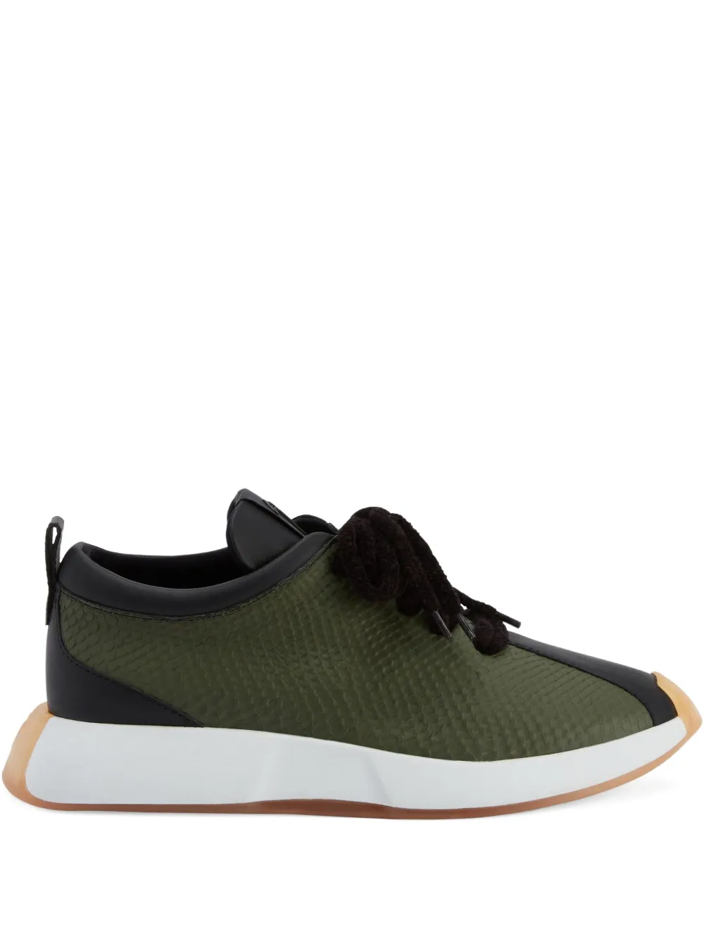 Giuseppe Zanotti textured sneakers Green