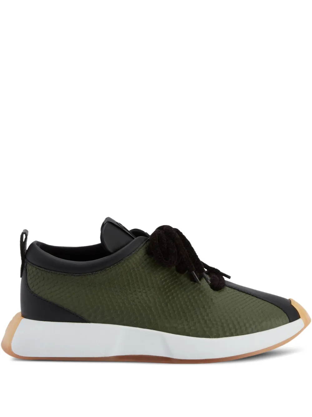 Giuseppe Zanotti textured sneakers | Green | Image 1