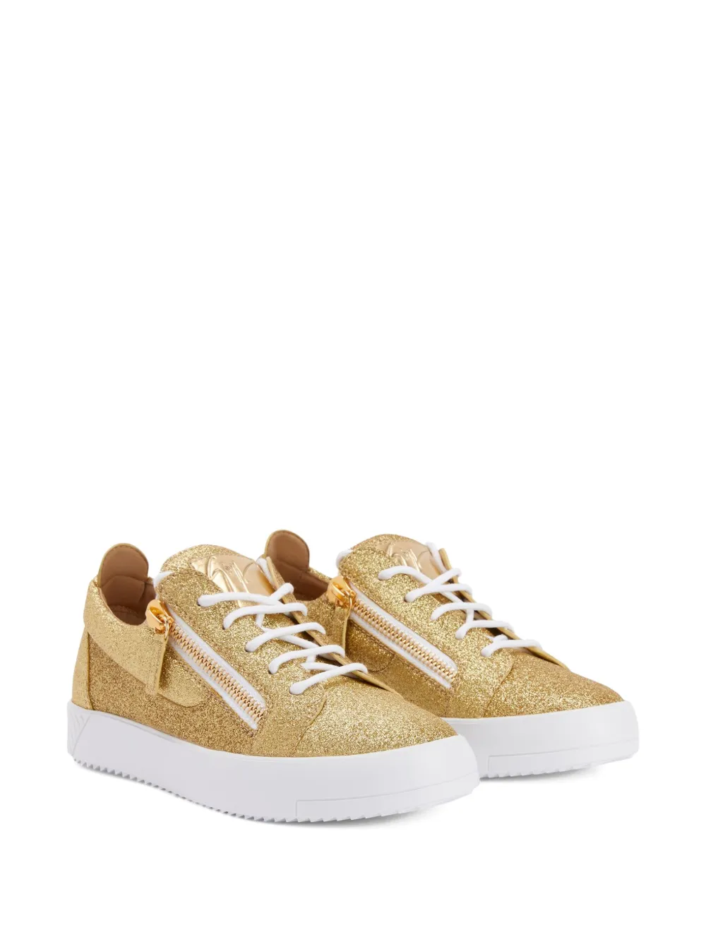 Giuseppe Zanotti Gail glitter sneakers Gold