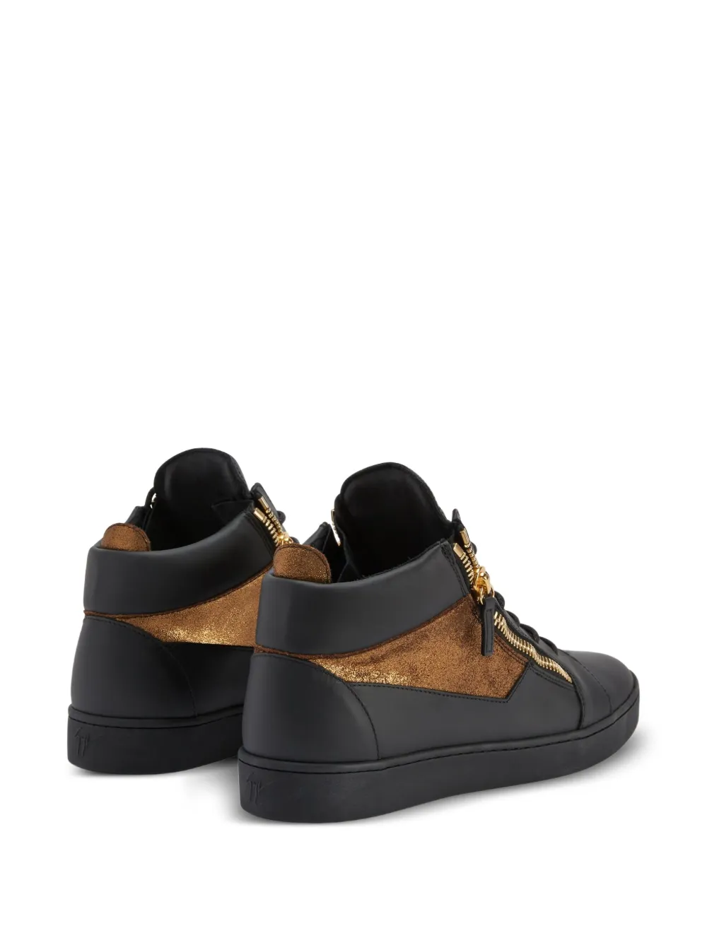Giuseppe Zanotti Kriss zip-detail leather high-top sneakers Black