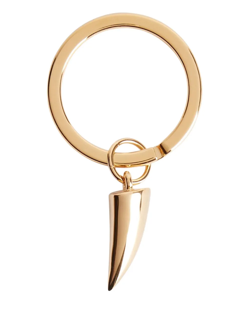 Giuseppe Zanotti Sharkiee tooth-shaped keyring Geel