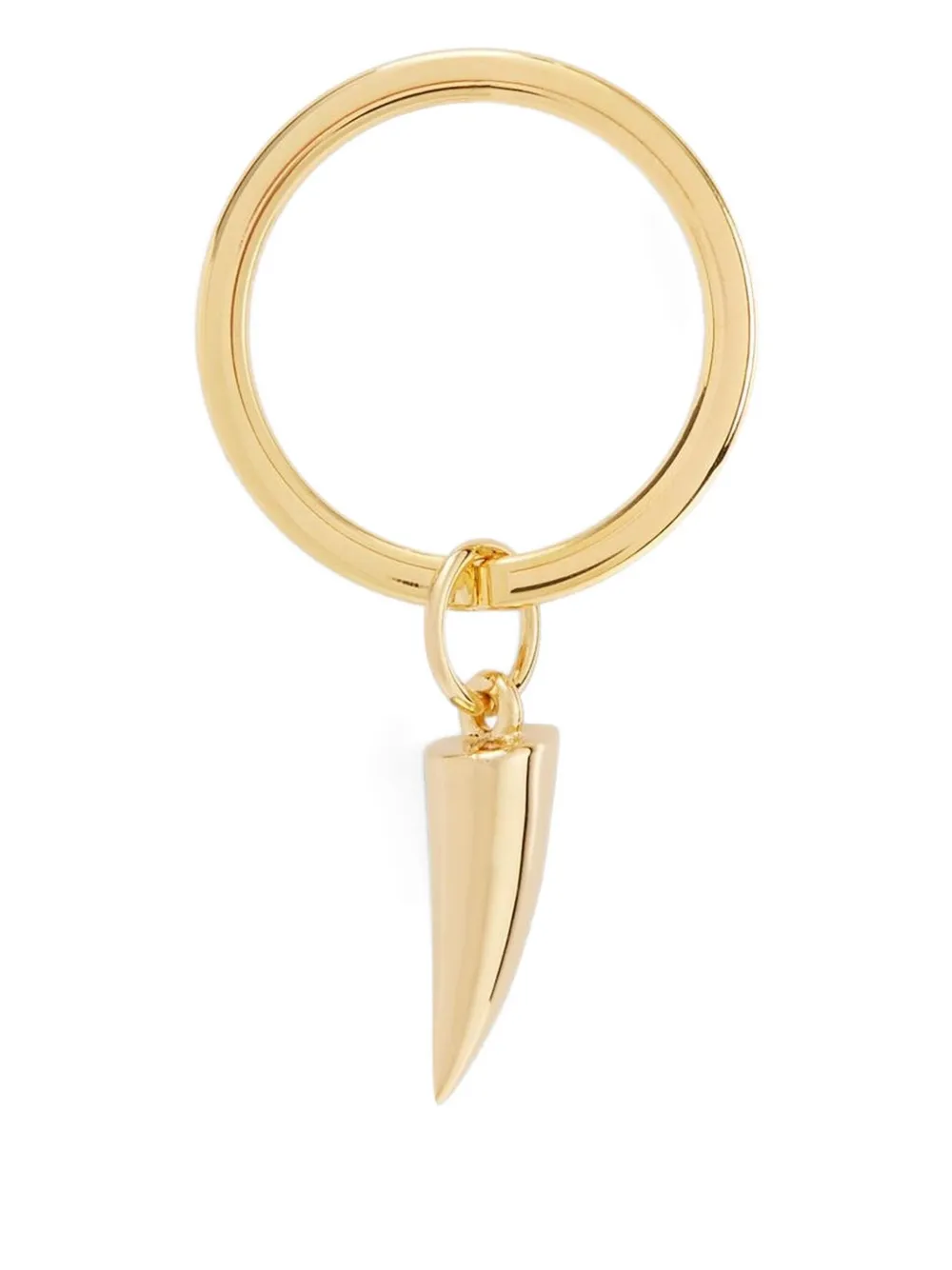 Giuseppe Zanotti Sharkiee tooth-shaped keyring Geel