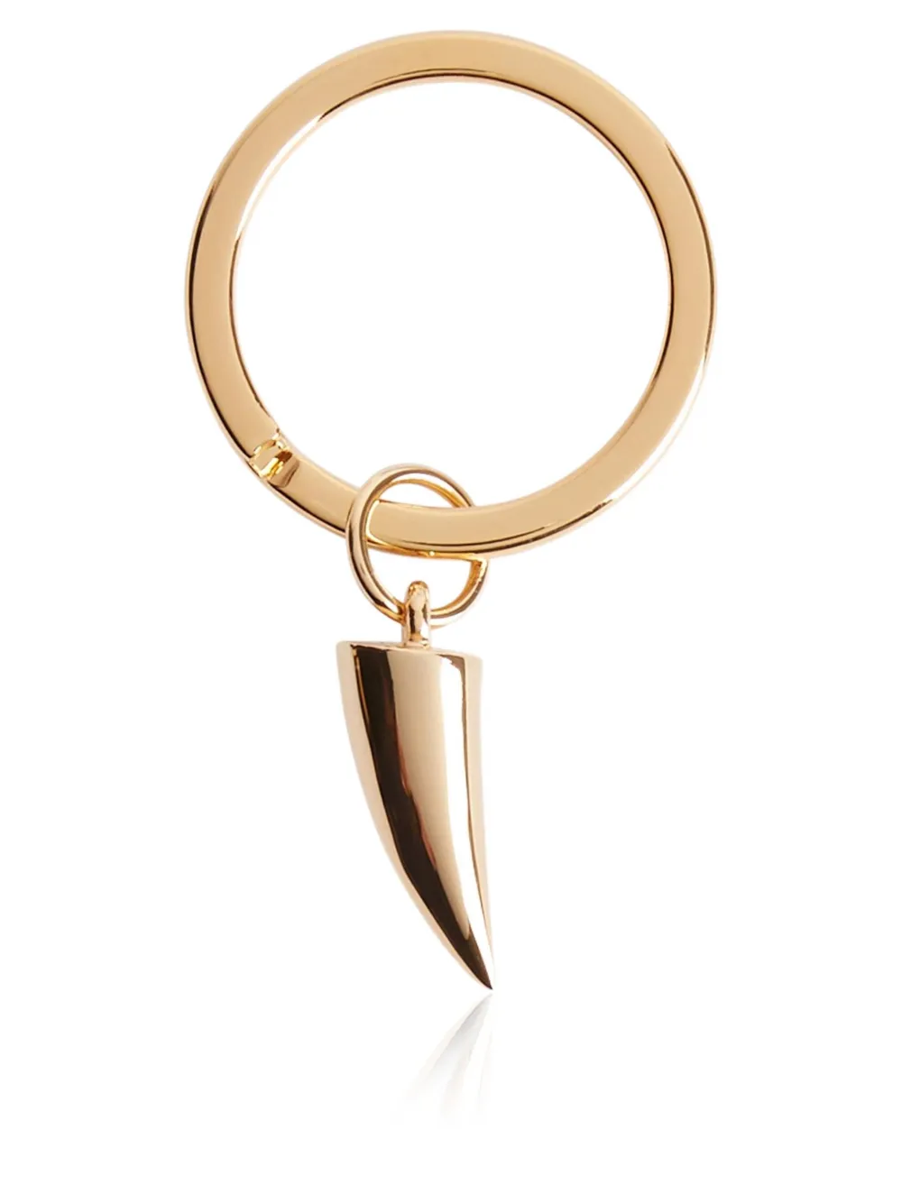 Giuseppe Zanotti Sharkiee tooth-shaped keyring Geel