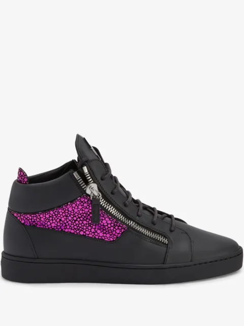 Giuseppe Zanotti Kriss leather mid-top sneakers