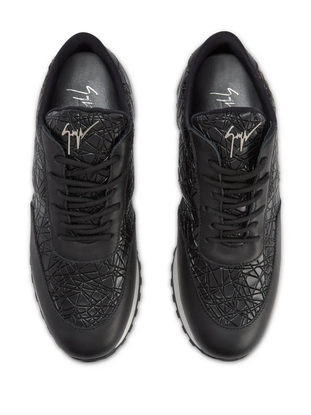 Giuseppe Zanotti Jimi leather sneakers Black