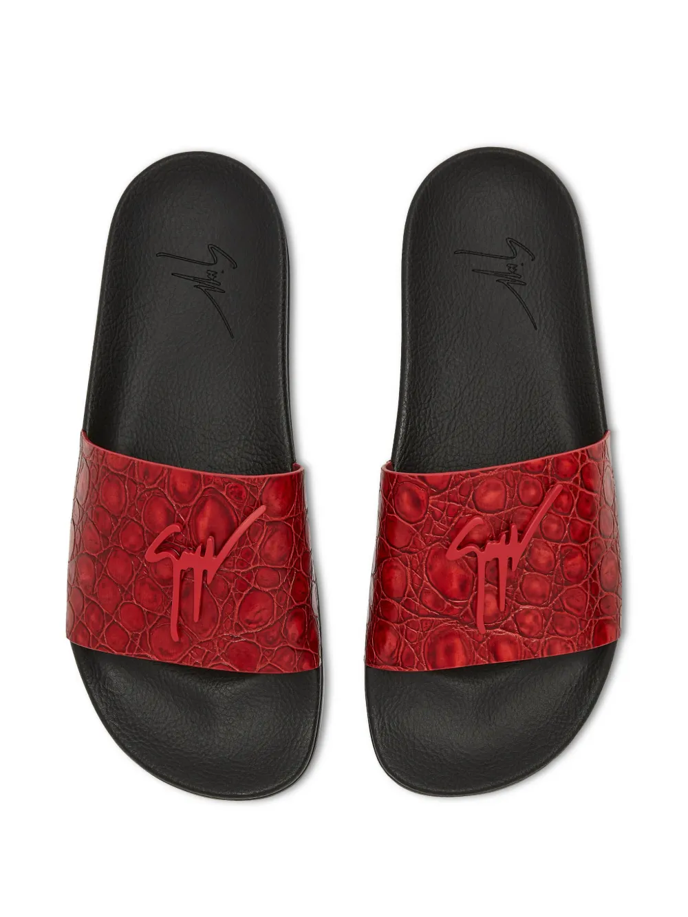 Giuseppe Zanotti Brett flip flops Red