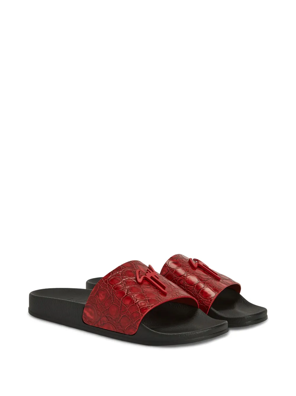 Giuseppe Zanotti Brett flip flops Red
