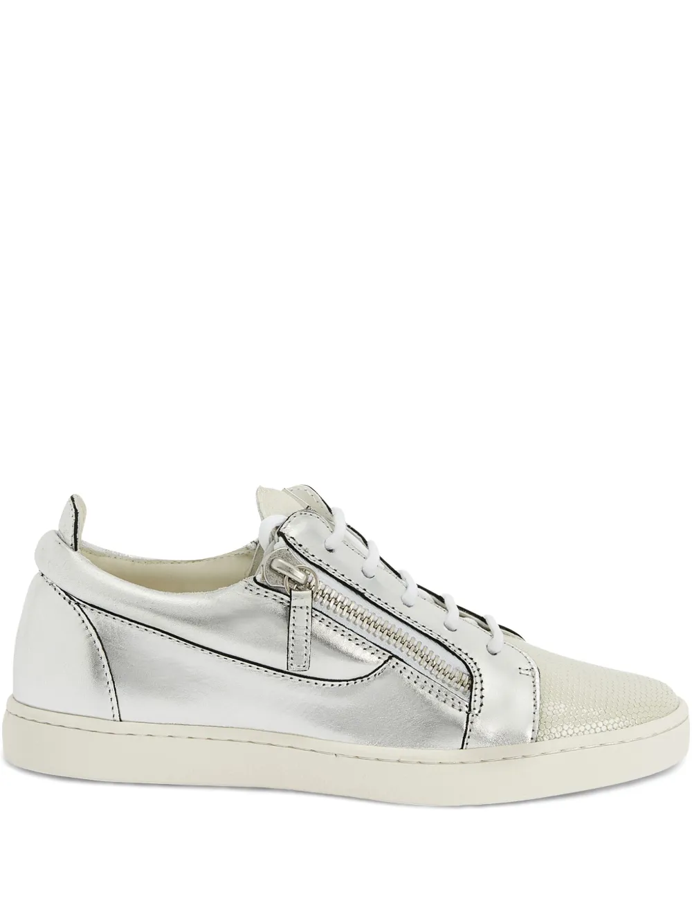 Giuseppe Zanotti Nicki metallic sneakers Silver