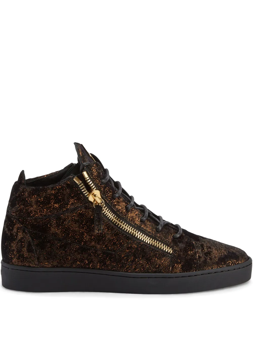 Giuseppe Zanotti Kriss leather sneakers Brown