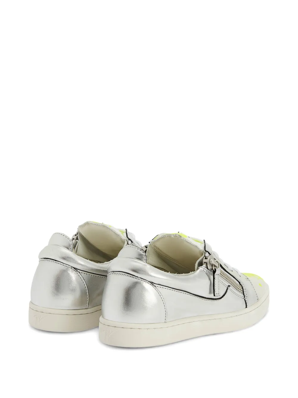 Giuseppe Zanotti Nicki metallic sneakers Silver