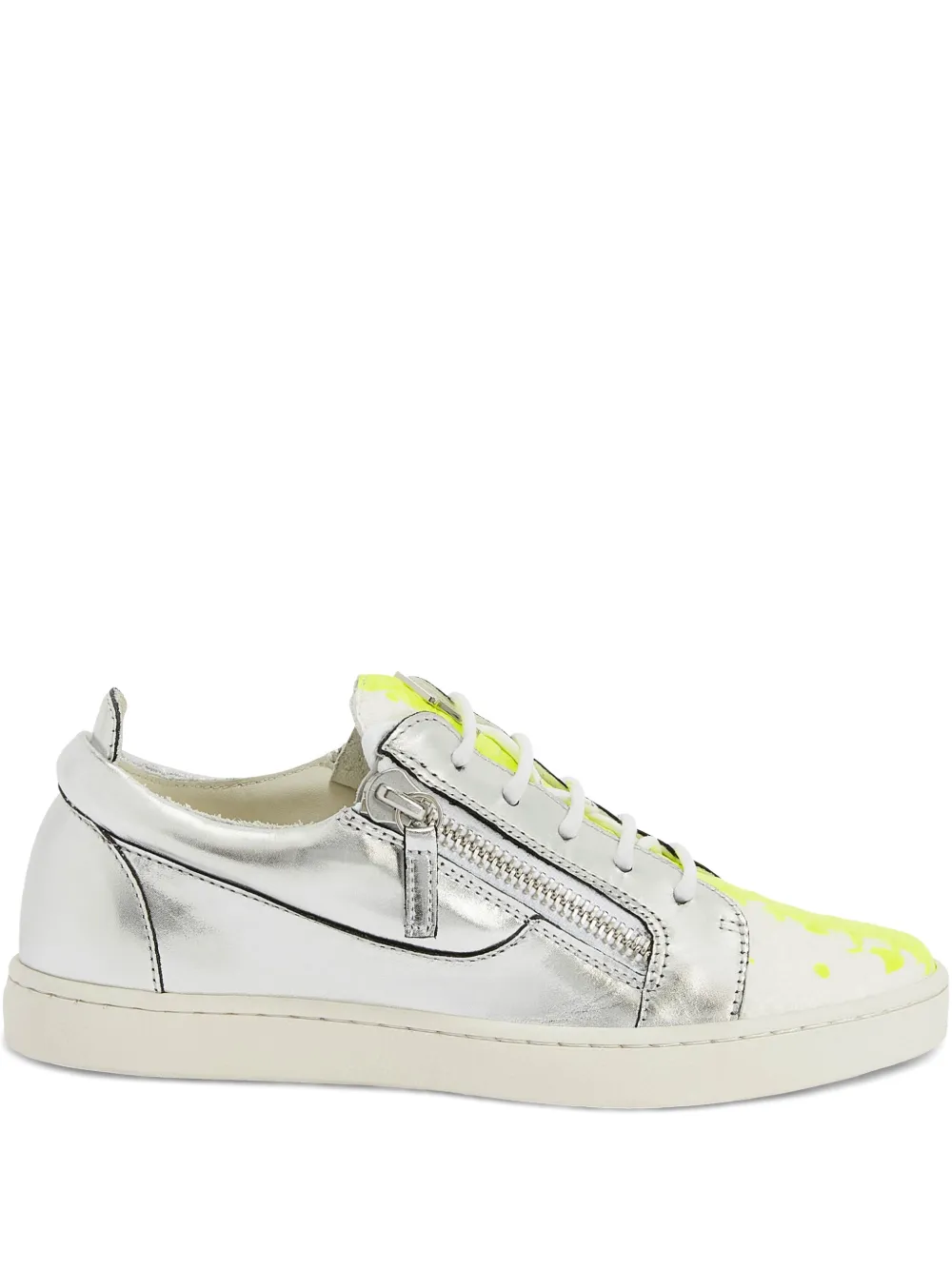 Giuseppe Zanotti Nicki metallic sneakers Silver