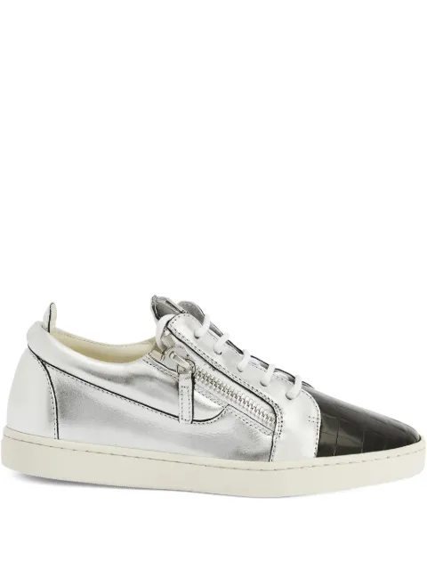 Giuseppe Zanotti Nicki metallic-effect sneakers