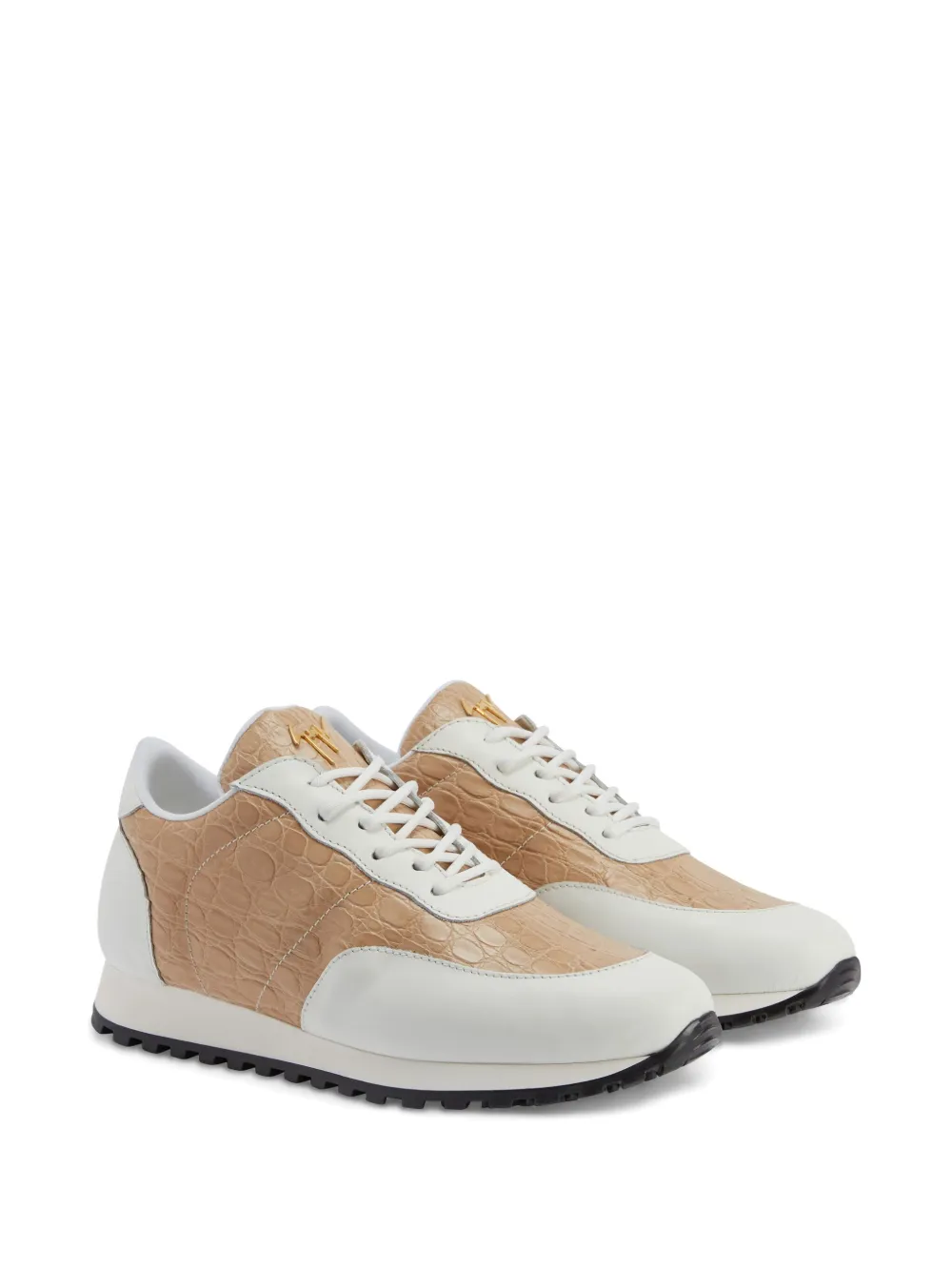 Giuseppe Zanotti Jimi leather sneakers Neutrals