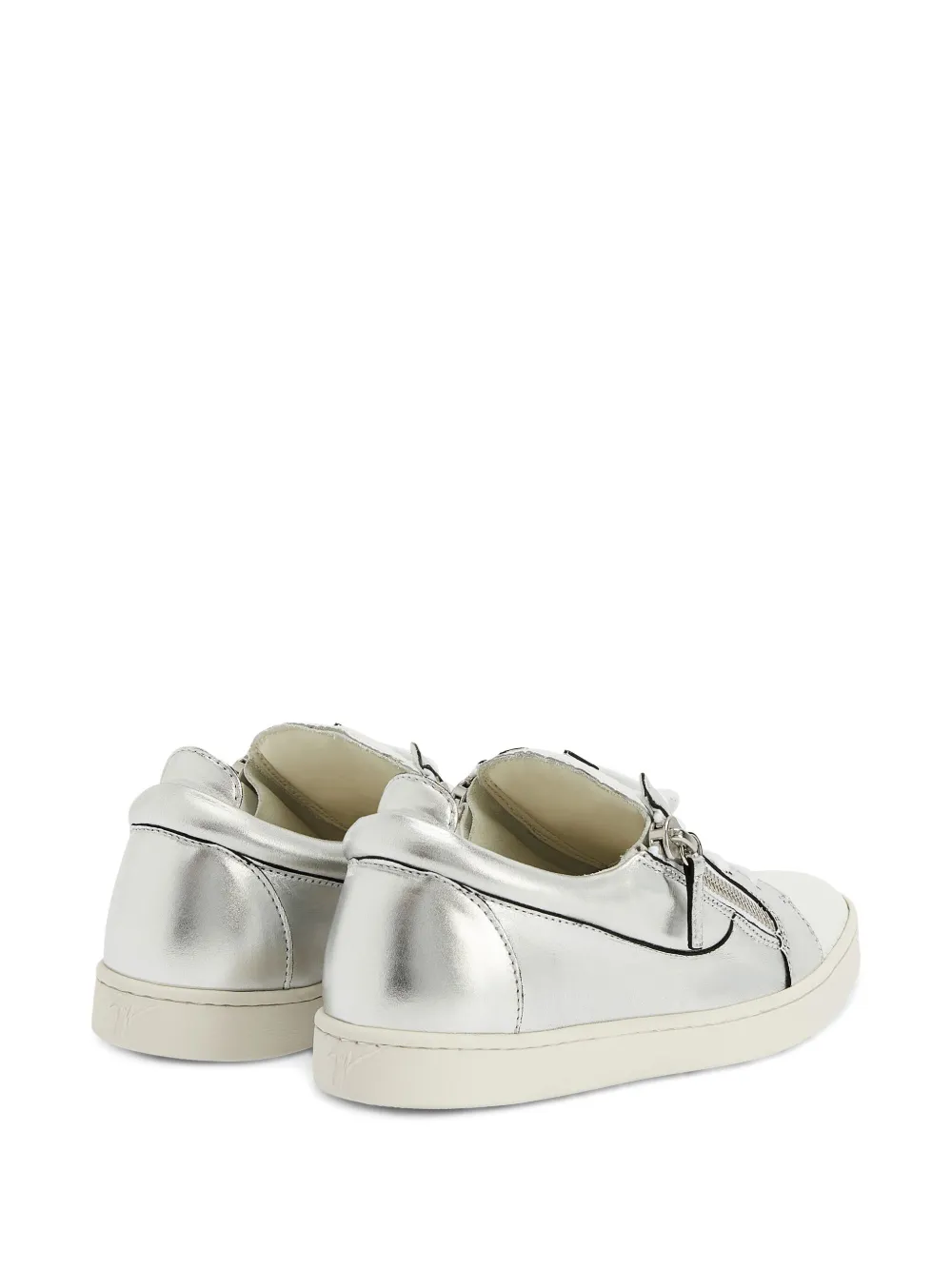 Giuseppe Zanotti Nicki metallic sneakers Silver