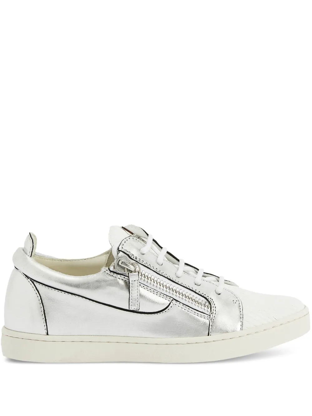 Giuseppe Zanotti Nicki metallic sneakers Silver