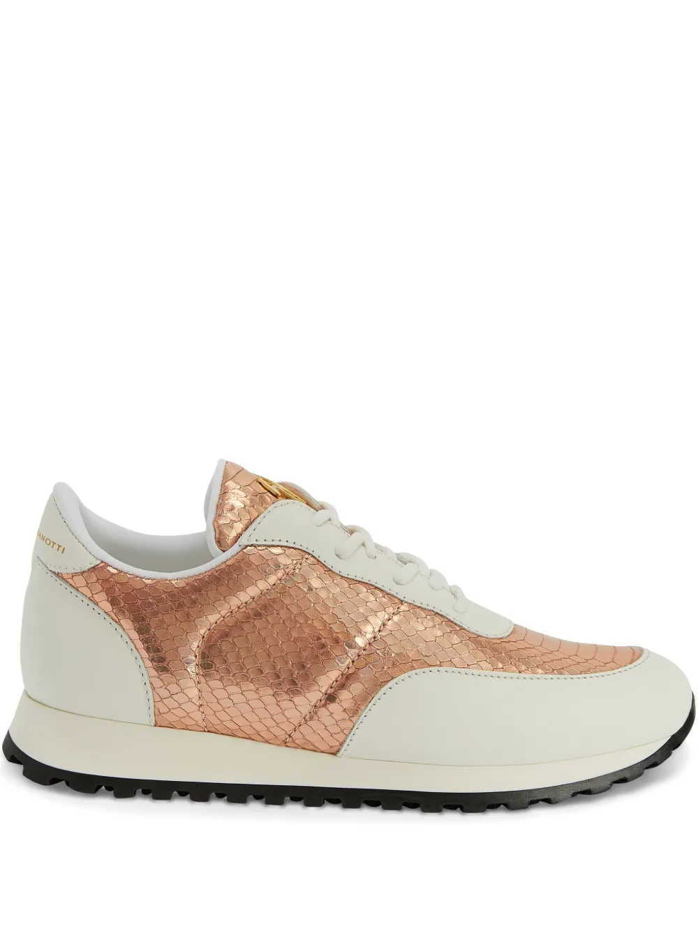 Giuseppe Zanotti Jimi Leather Sneakers In Pink