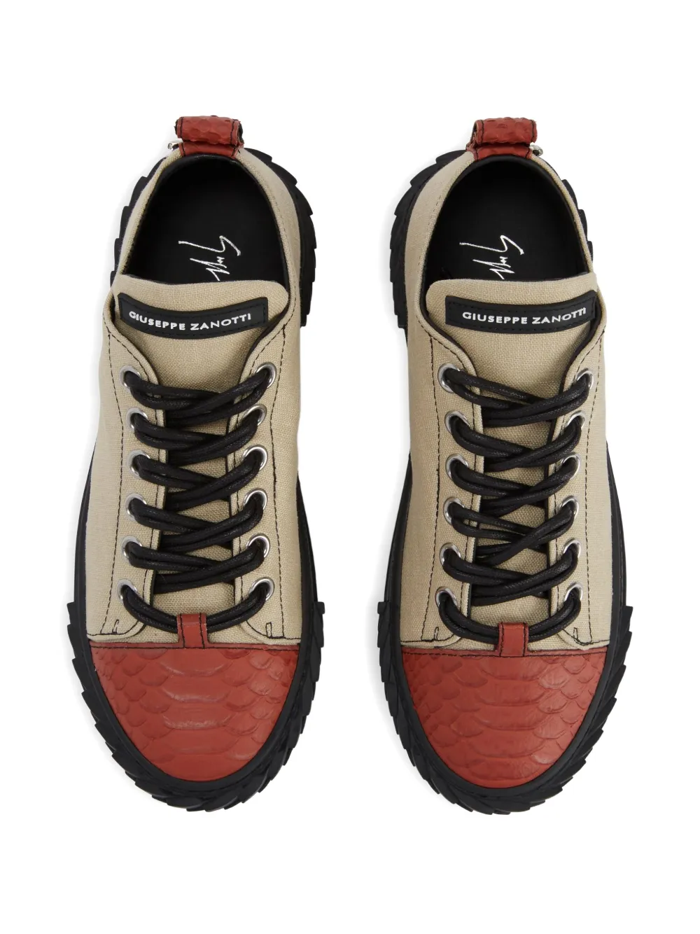Giuseppe Zanotti Blabber lace-up sneakers Neutrals