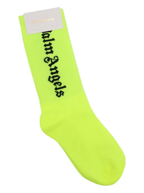 Palm Angels Kids logo-detail socks