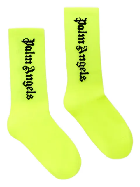 Palm Angels Kids logo-detail socks