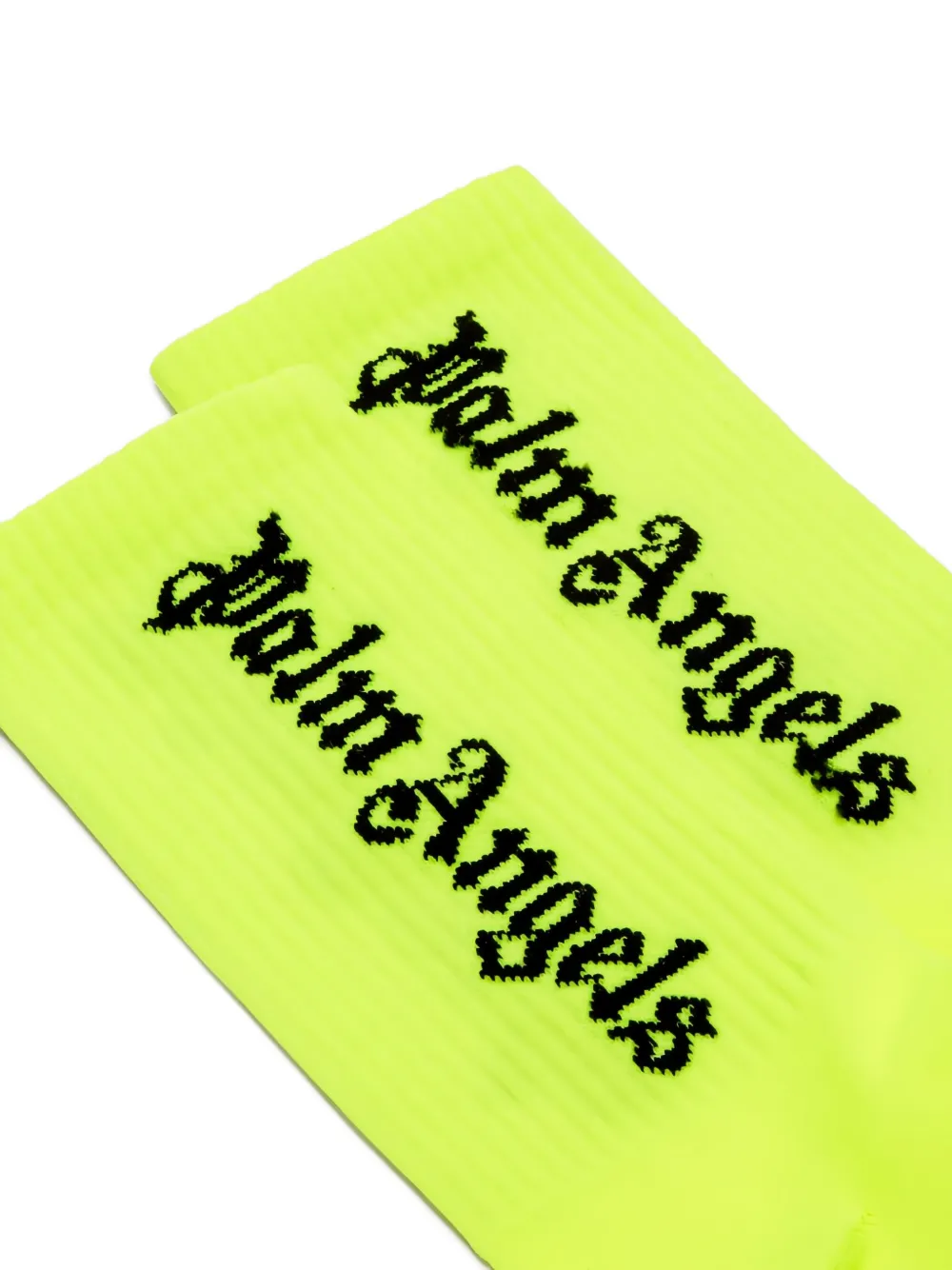 Palm Angels Kids logo-detail socks | Image 2