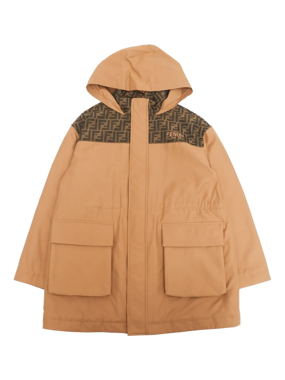 FENDI abirgo con logo estampado | marrón | Image 1