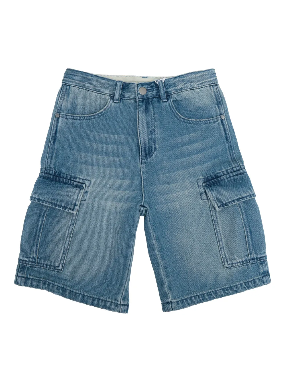 Stella McCartney Katoenen shorts Blauw