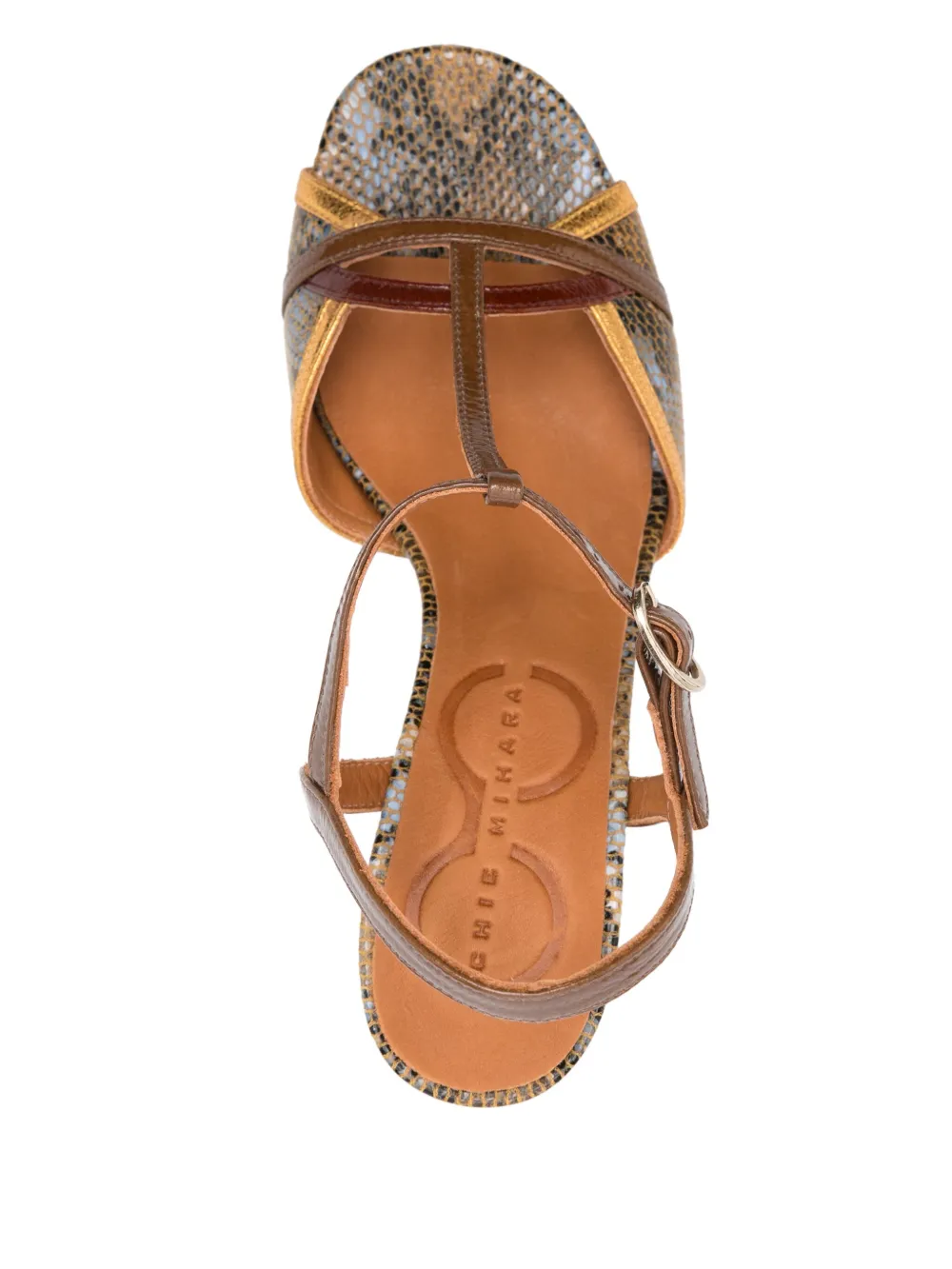 Chie Mihara 85mm Bejo sandals Brown