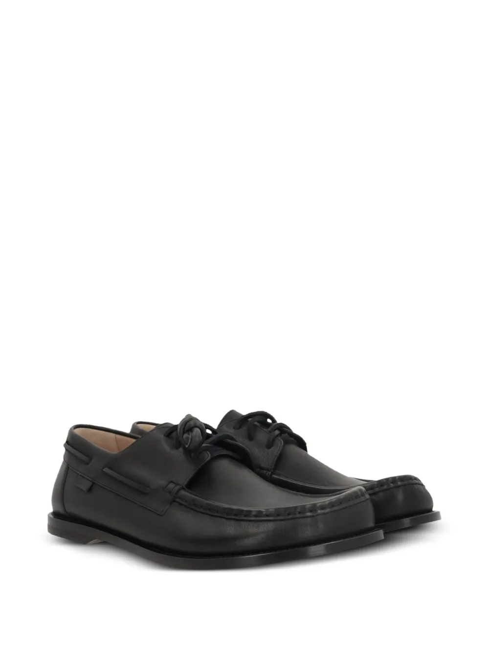 LOEWE Campo boat shoes - Zwart