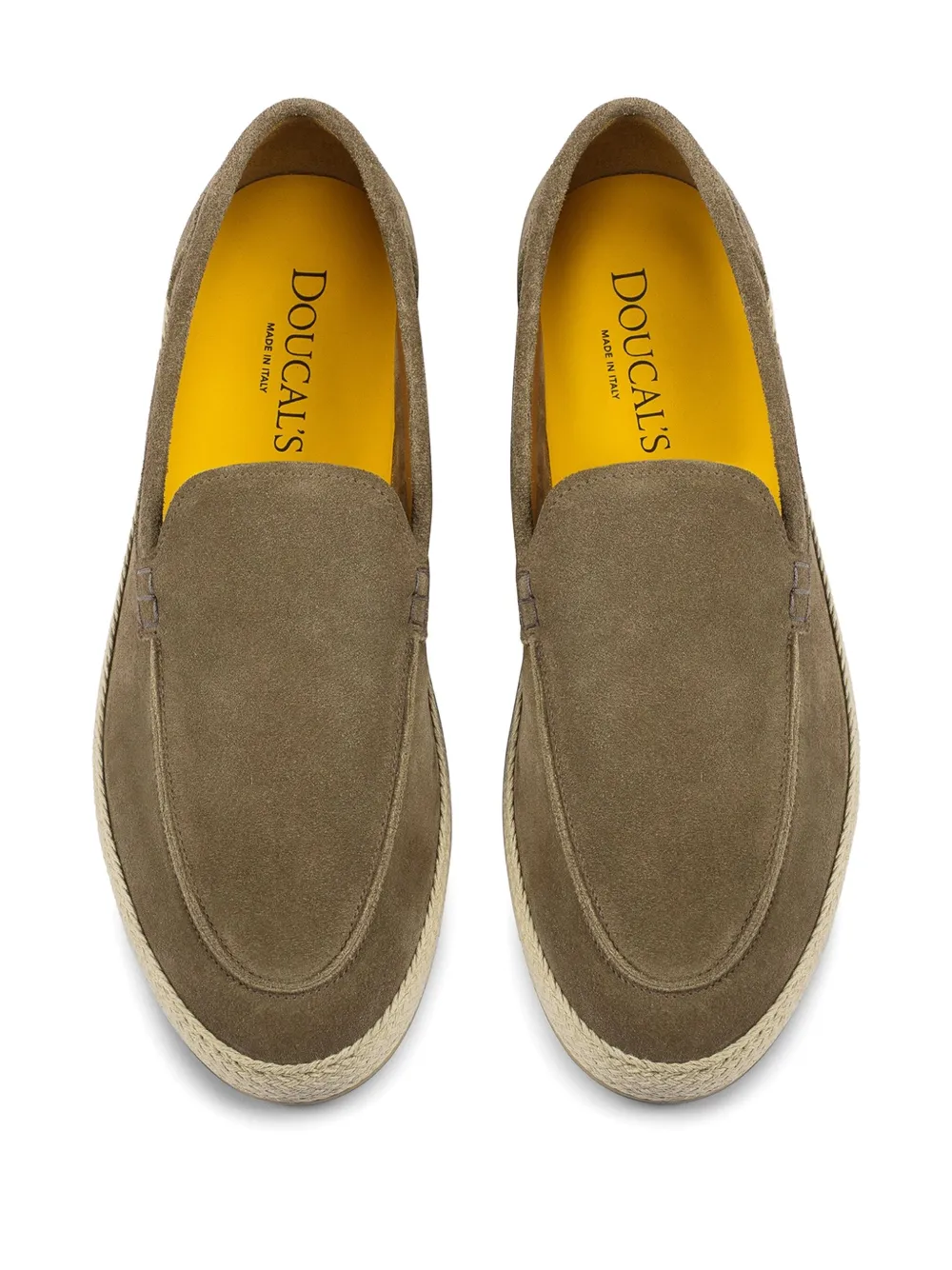Doucal's suede espadrilles Brown