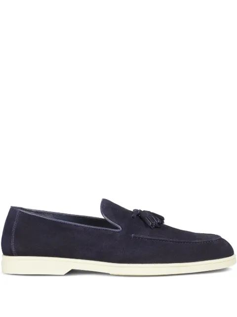 Doucal's tassel suede loafers