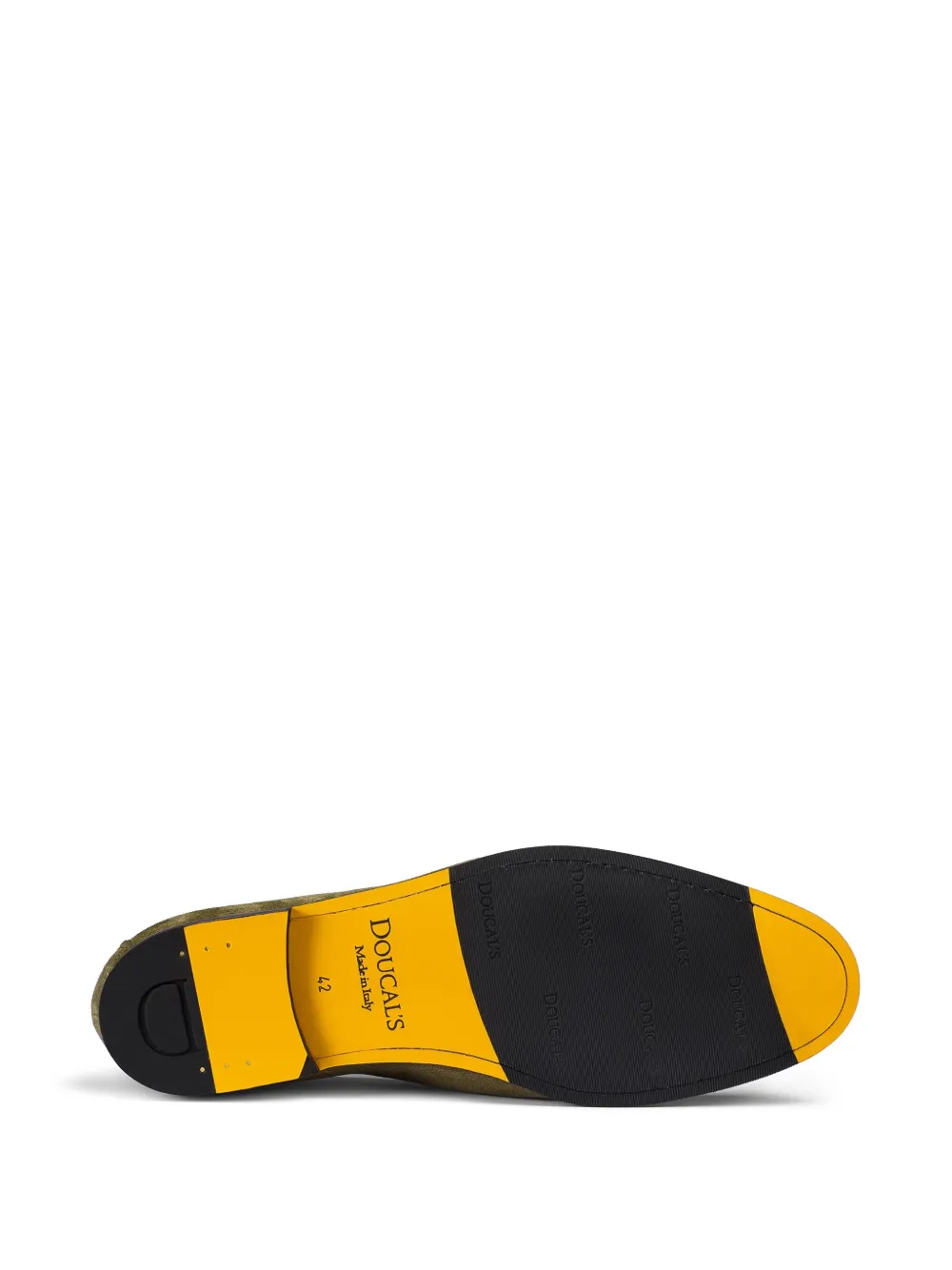 Doucal's suede loafers Green