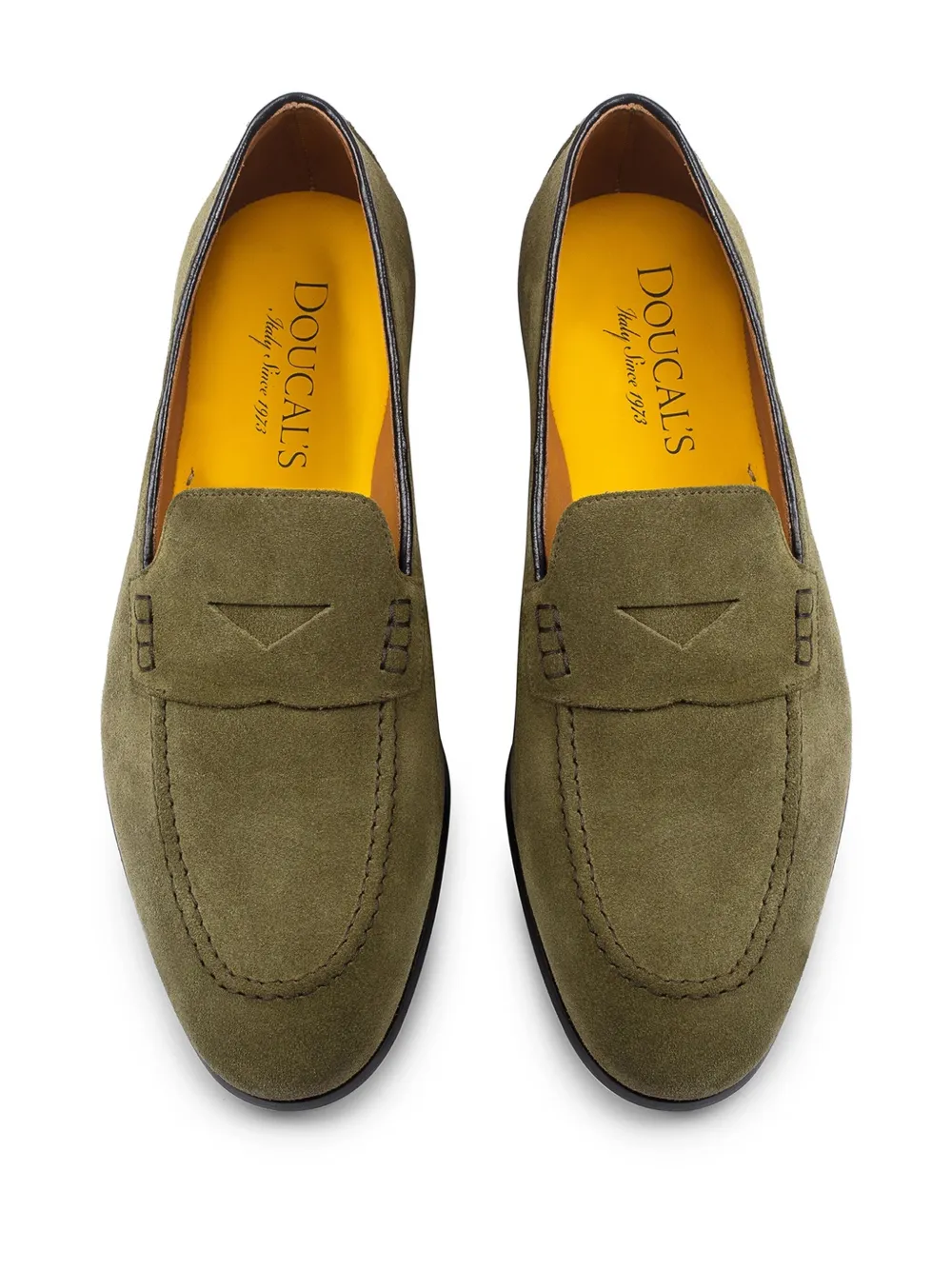 Doucal's suede loafers Green