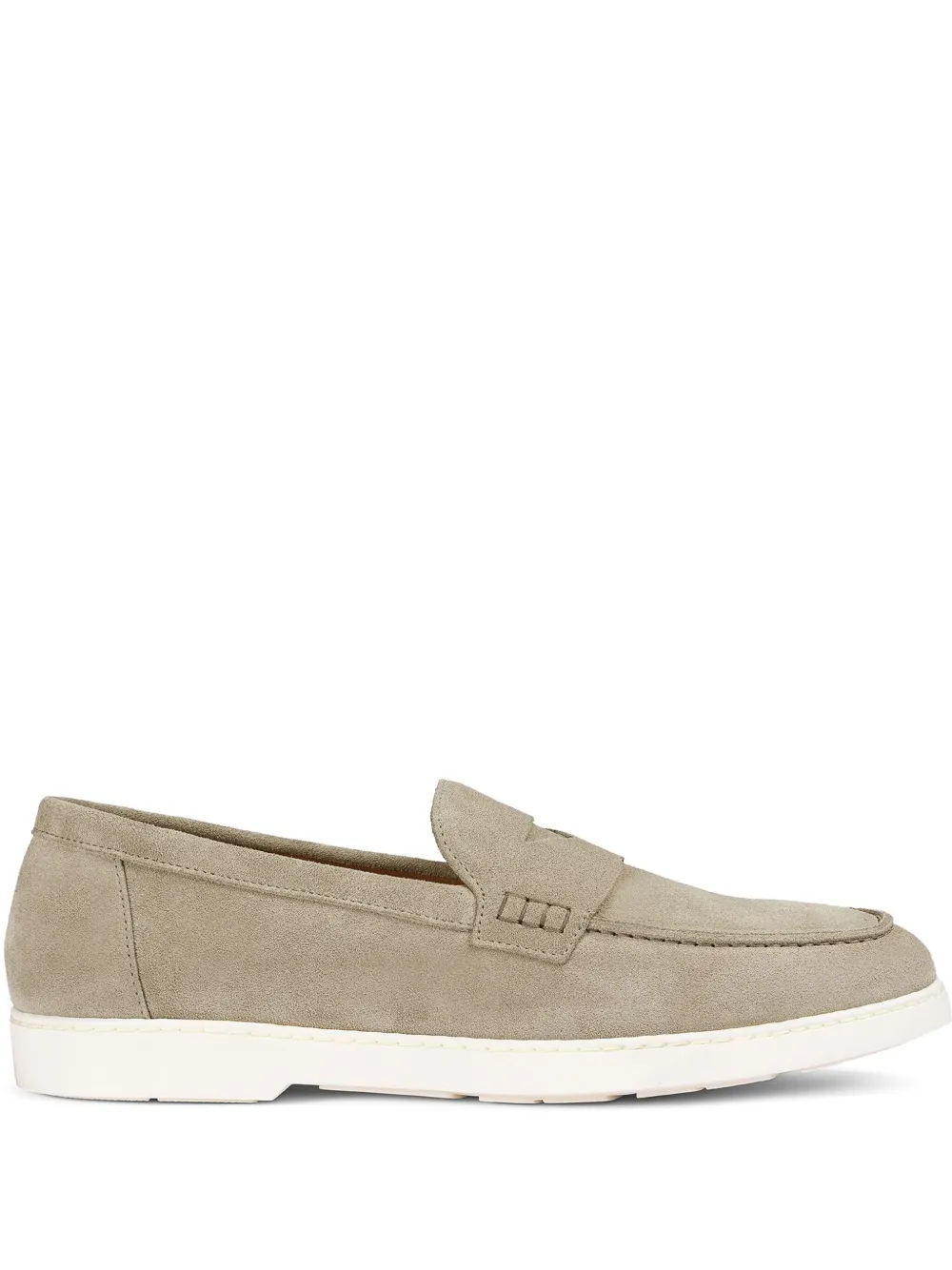 Doucal's suede loafers Neutrals