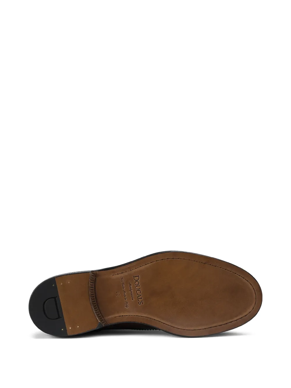 Doucal's leather Derby shoes Brown