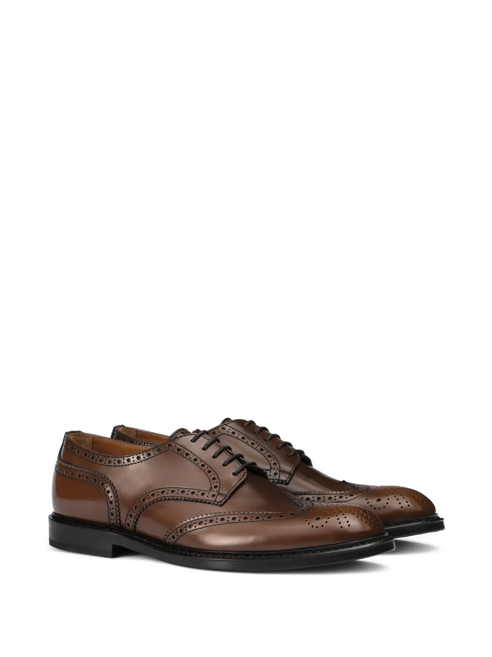 Doucal's Leren derby schoenen - Bruin