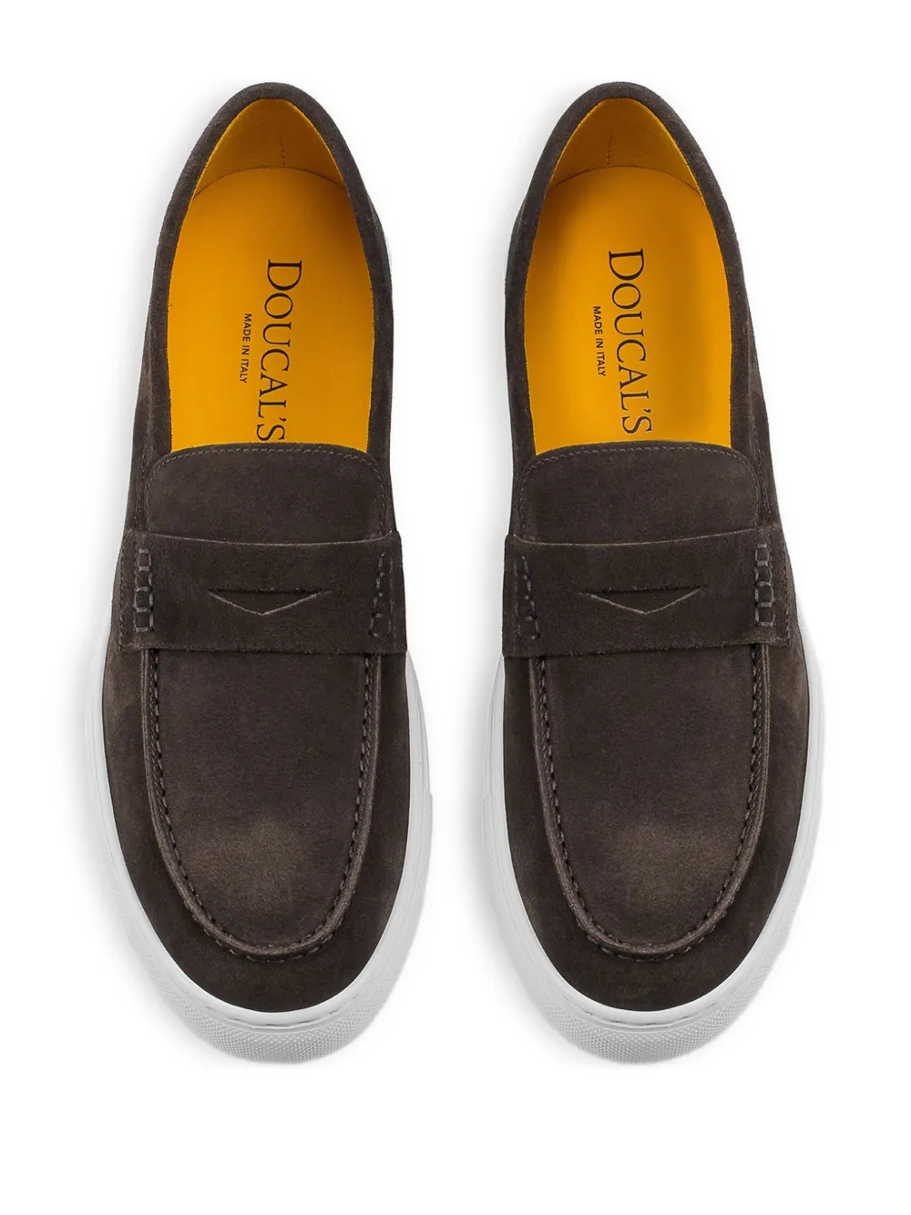 Doucal's suede loafers Brown