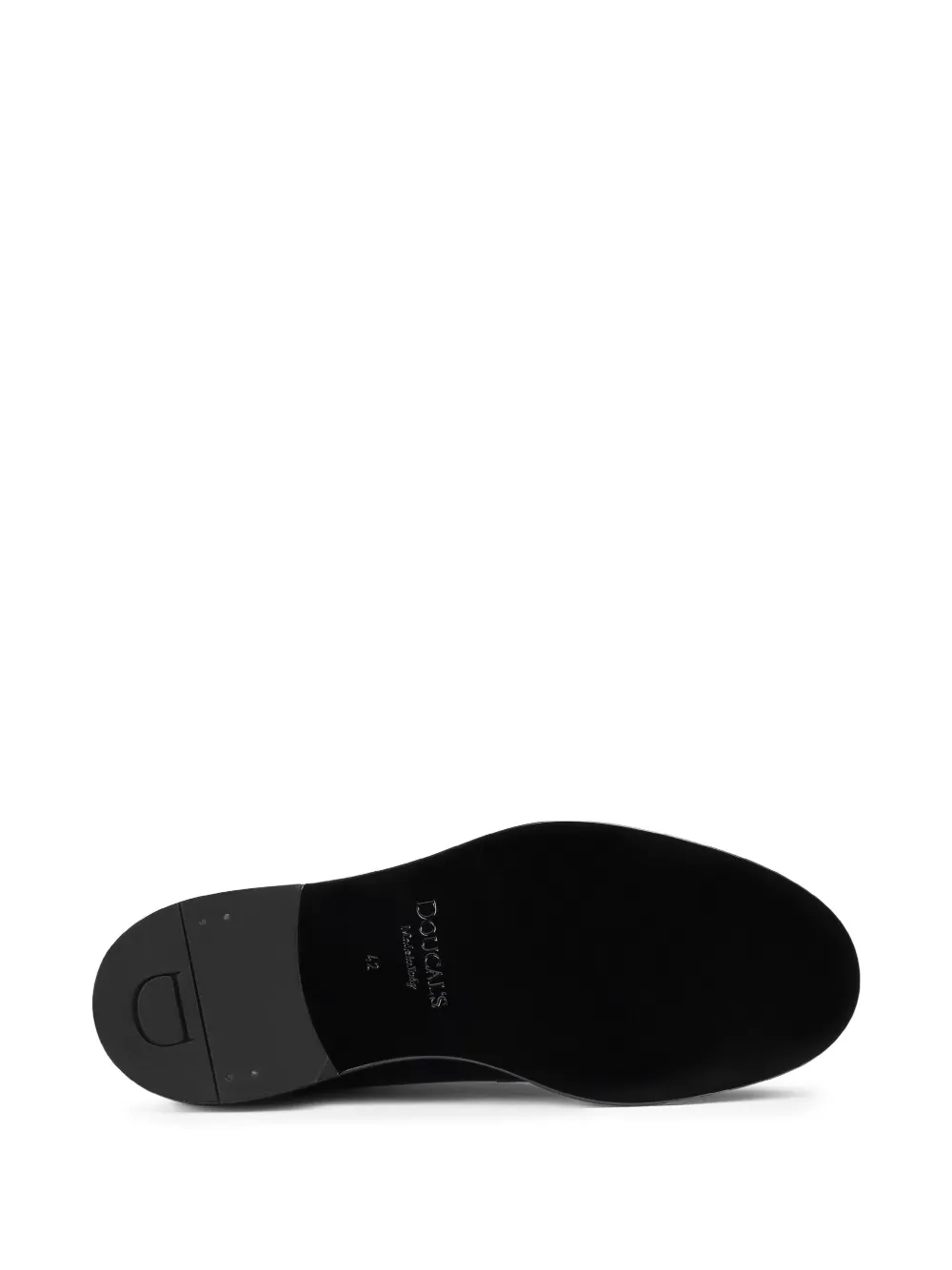 Doucal's leather lace-up derby shoes Black