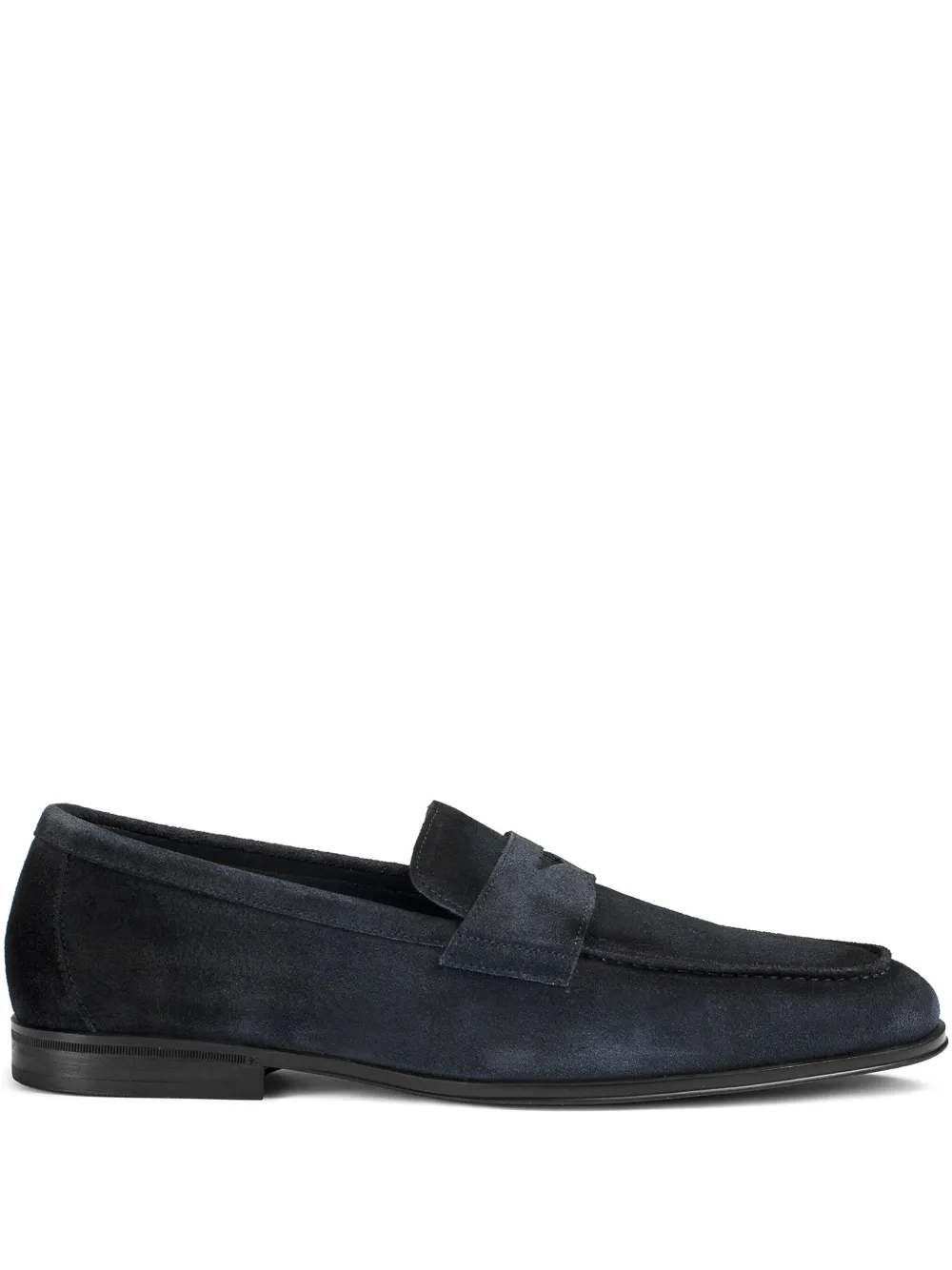 Doucal's mocassins en daim | bleu | Image 1