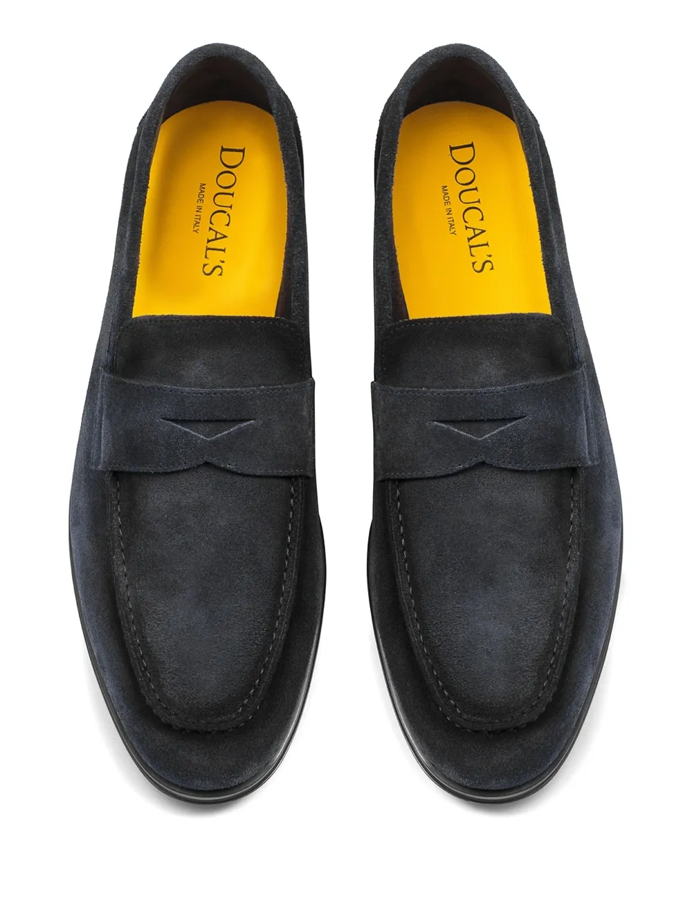Doucal's suede loafers Blue