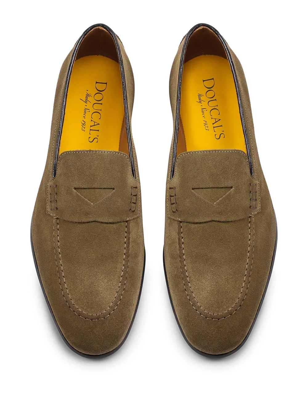 Doucal's suede loafers Neutrals