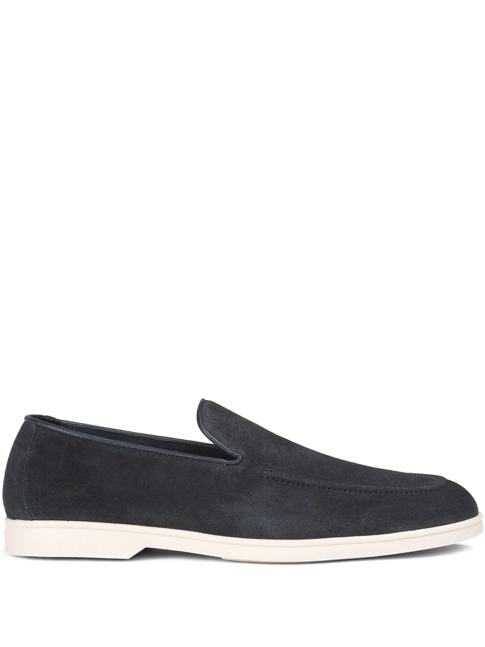 Doucal's mocassins en daim | bleu | Image 1